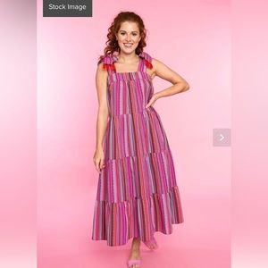Crosby By Mollie Burch Winnie Dress in Firsta Stripe - L